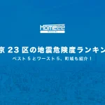 東京23区の地震危険度ランキング