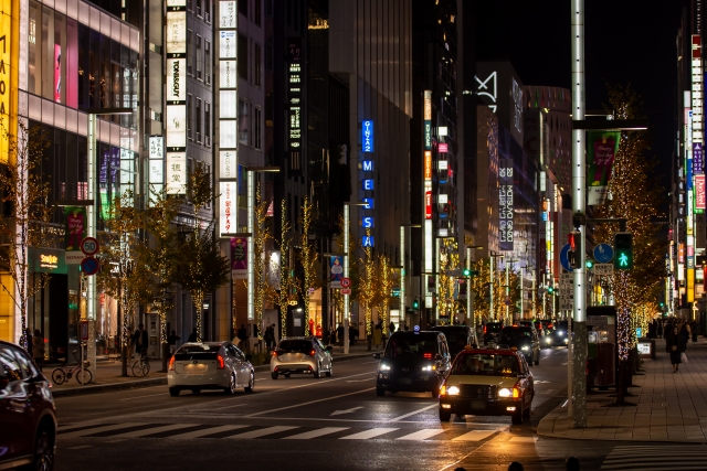 銀座の治安や犯罪件数